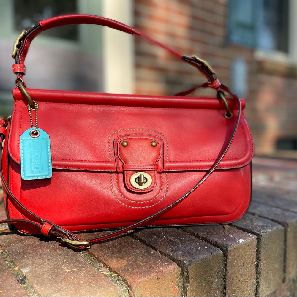 Coach Legacy Willis City Bag in Vermillion